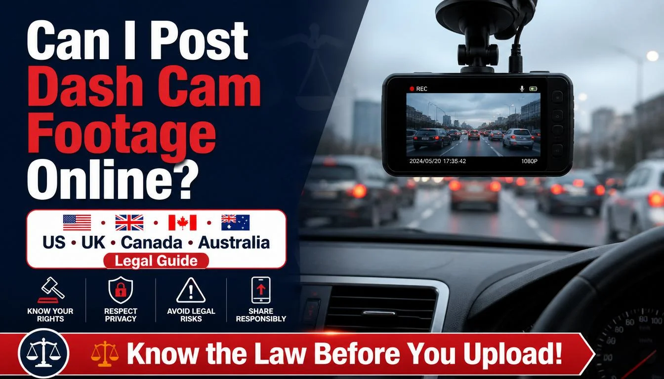 Can I Post Dash Cam Footage Online