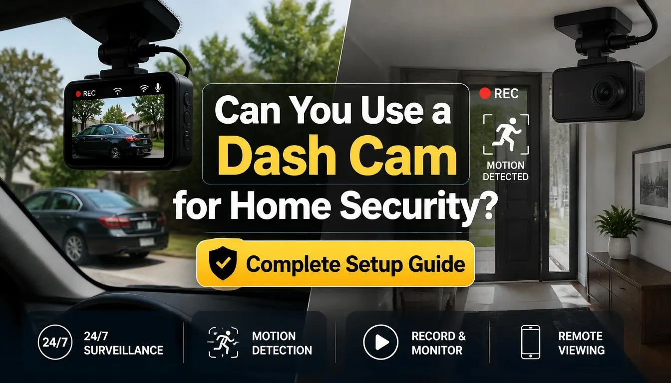 Can I Use a Dash Cam for Home Security