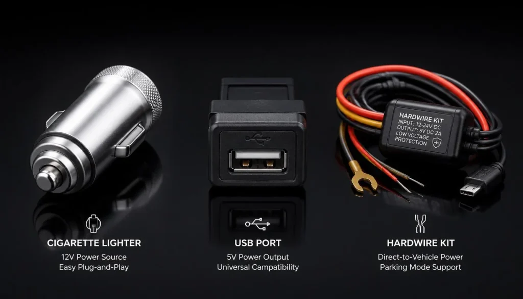 Cigarette Lighter vs USB Port vs Hardwire Kit
