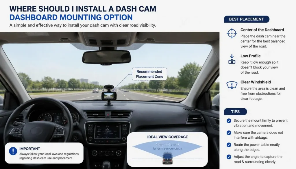 Dashboard Mounting Option