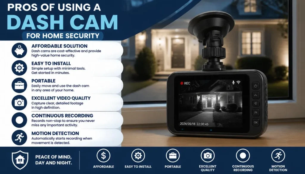 Pros of Using a Dash Cam for Home Security