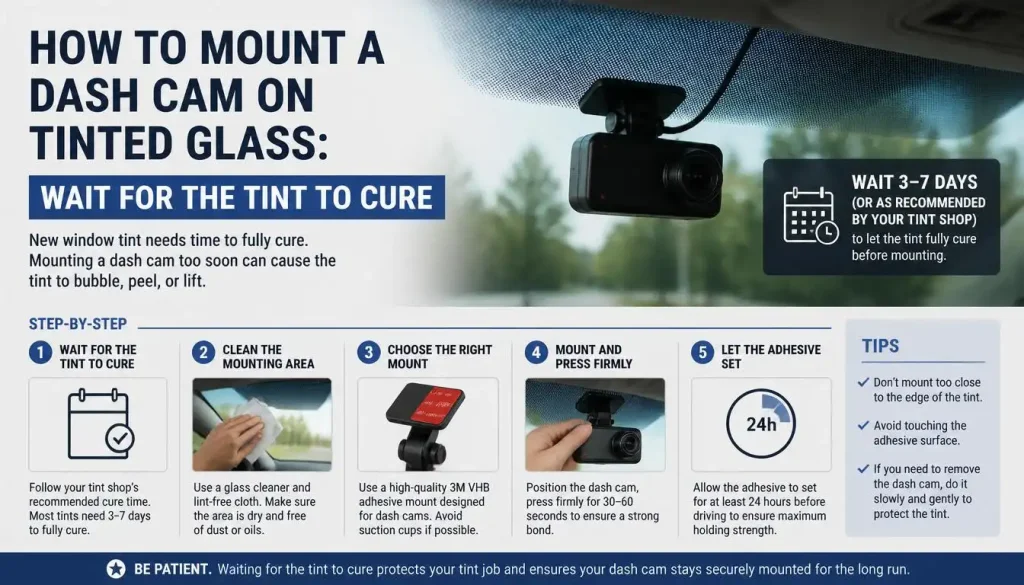 Wait for the Tint to Cure