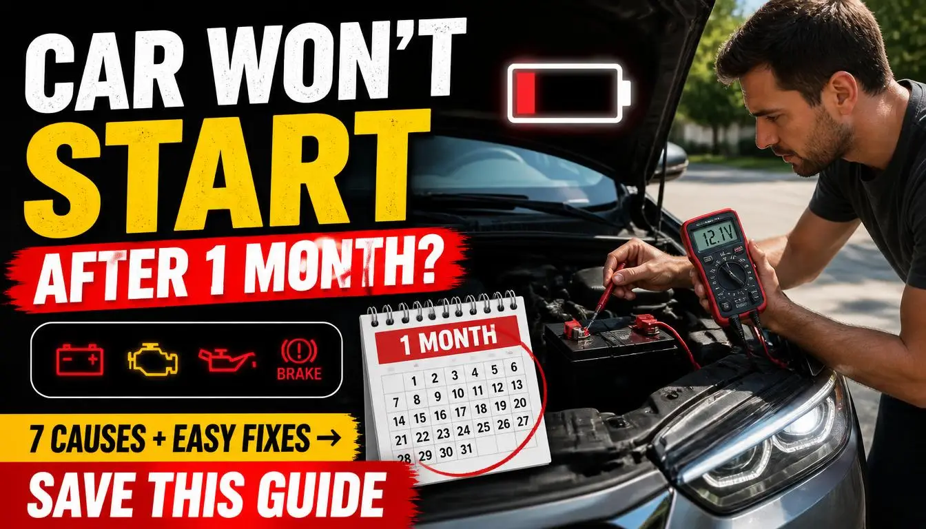 Car Start After Sitting for a Month