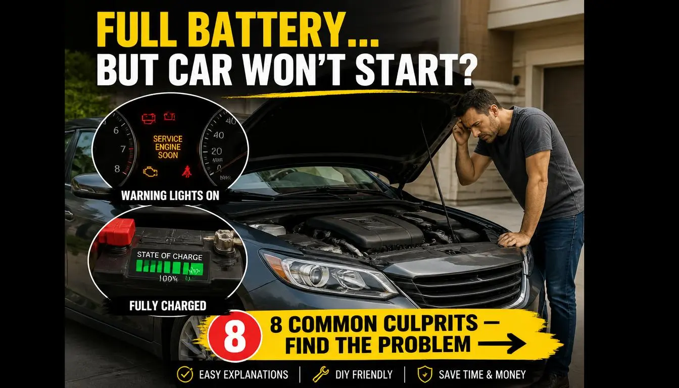 Full Battery but Car Won't Start