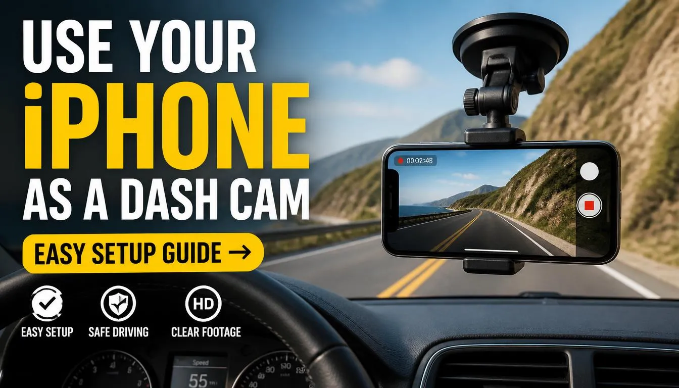 Use Your iPhone as a Dash Cam